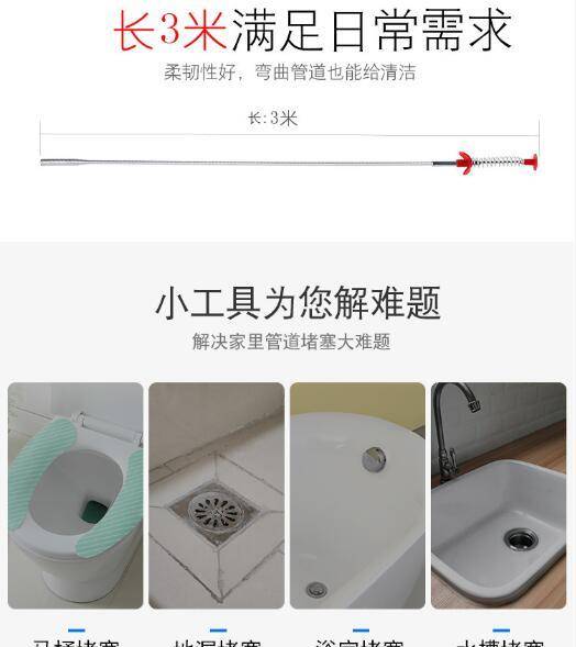 管道疏通工具怎么操作(管道疏通神器,看着挺好用的,居家必备)